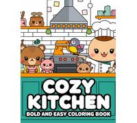 Cozy Kitchen Bold & Easy Coloring Pages