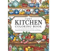 Cozy Kitchen Coloring Pages: Beautiful Food and Cooking Scenes for Relaxation