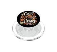 Cozy Kitchen Full Heart Fall Mama Baking PopSockets PopGrip per MagSafe