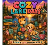 Cozy Lake Days: A Calm & Cute Coloring Book