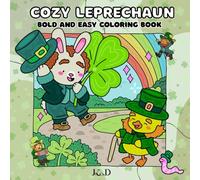 Cozy Leprechaun: A bold and Cozy Coloring book