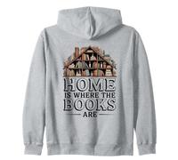 Cozy Library Home è Dove i Libri Sono citati Felpa con Cappuccio