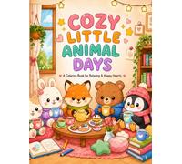 Cozy Little Animal Days: A coloring Book For Relaxing & Happy Hearts