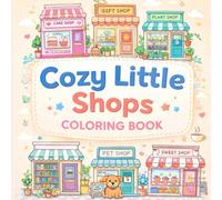 Cozy little shops coloring book