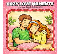 Cozy Love Moments: A Cute and Simple Coloring Book Featuring Adorable Couples, Sweet Love Scenes, Cozy Moments, Big Easy Shapes, and Relaxing Stress-Relief Coloring Pages for Teens and Adults