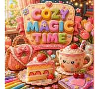 Cozy Magic Time Coloring Book: Bold and Easy Coloring Book with Cute and Simple Cozy Designs for Stress Relief and Relaxation