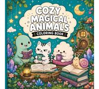 Cozy Magical Animals Coloring Book