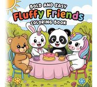 Cozy Malbuch Fluffy Friends - Süße Tiere Fuzzy Hygge Coloring Book im Coco Wyo Stil / Ausmalbuch für Erwachsene und Teenager Mädchen: Male die ... gestalteten Illustrationen im Hygge-Stil