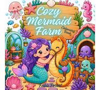 Cozy Mermaid Farm Colouring Book: Cute & Relaxing Underwater Farm Scenes