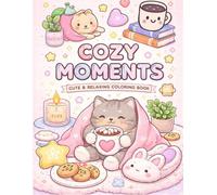 Cozy moments: cute&relaxing coloring book