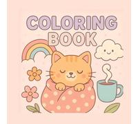 Cozy Moments: Mini Bold & Easy Coloring Book: An Adorable Stress-Relieving Coloring Book for Adults and Kids