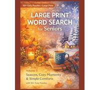 Cozy Moments Word Search Puzzle Book - Large Print: Word Searches with Easy to Read Print about Seasons, Cozy Moments, Simple Comforts and More. 8.5 x ... Gift for Vacations, Holidays and Free Times
