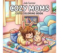 Cozy Moms: Cute Coloring Book for Adults and Teens with Adorable Characters and Heartwarming Family Moments for Relaxation