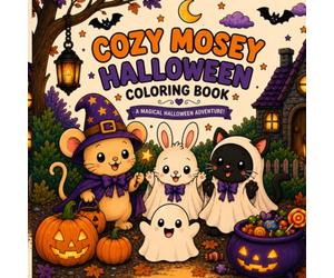COZY MOSEY HALLOWEEN: COLORING BOOK