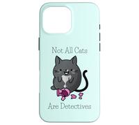Cozy Mystery Cat Sleuth Non tutti i gatti sono detective Custodia per iPhone 16 Pro Max