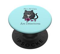 Cozy Mystery Cat Sleuth Non tutti i gatti sono detective PopSockets PopGrip Adesivo