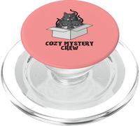 Cozy Mystery Crew Crime Mystery Cats per gli amanti dei libri PopSockets PopGrip per MagSafe