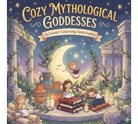 Cozy Mythological Goddesses: A Lunar Coloring Sanctuary