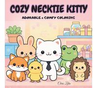 COZY NECKTIE KITTY: Adorable & Comfy Coloring