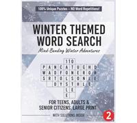 Cozy Night Winter Themed Word Search: 110 Large Print Winter Puzzles • Relaxing Word Search Activity Book Perfect for All Ages - Teens, Adults, ... Holiday Fun & Mind-Boosting Activities