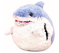 COZY NOXXIEZ Morbido Scaldamani per Bambini, Animale di Peluche, Cuscino Termico per Letto, Auto e Casa (Squalo)