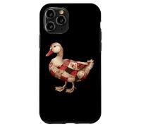 Cozy Patchwork Duck Rustico Country Quilting Cottage Custodia per iPhone 11 Pro