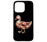 Cozy Patchwork Duck Rustico Country Quilting Cottage Custodia per iPhone 15 Pro Max