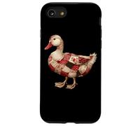 Cozy Patchwork Duck Rustico Country Quilting Cottage Custodia per iPhone SE (2020) / 7/8