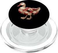 Cozy Patchwork Duck Rustico Country Quilting Cottage PopSockets PopGrip per MagSafe