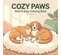 Cozy Paws: Bold & Easy Coloring Book