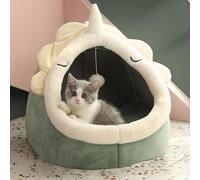 Cozy Pet Bed Warm Cave Nest Lettino a forma di animale Cuccia per gatti e cani