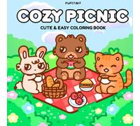 Cozy Picnic: Coloring Book for Kids and Teens Featuring Super Adorable Animal