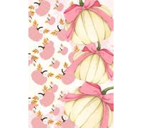 Cozy Pink Fall Rustic Autumn: A Cute Fall-Themed College Ruled Notebook for Journaling, School, Office, Gratitude, Notes & Thanksgiving Memories | Ruled 6" x 9" Journal