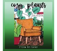 Cozy Plants: Cute and relaxing adult coloring book