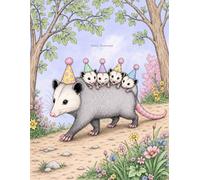Cozy Possums: Tiny Tails & Party Trails A Whimsical Notebook