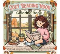 COZY READING NOOK COLORING BOOK: Bold Lines and Easy Designs for Relaxation