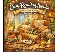 Cozy Reading Nooks Coloring Book for Adults: Peaceful Bookish Corners, Warm Library Scenes & Relaxing Spaces for Stress Relief and Mindfulness