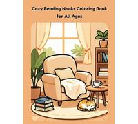 Cozy Reading Nooks Coloring Book: Simple and Relaxing Spaces to Color