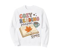 Cozy Reading Season Autumn Book Lover Fall Bookworm Felpa