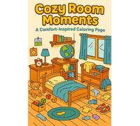 Cozy Room Moments - A Comfort-Inspired Coloring Page.