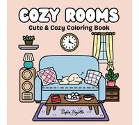 Cozy Rooms: Cute & Simple Coloring Book