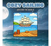 Cozy Sailing: Easy and Bold Coloring Book For Kids, Teens and Adults