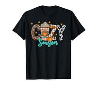 Cozy Season Pumpkin Spice Autunno Foglie Autunno Maglietta