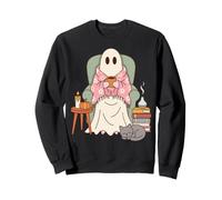 Cozy Sheet Ghost Reading Nook Halloween Fall Vibes Felpa