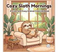 Cozy Sloth Mornings: A Cute and Cozy Animal Coloring Book