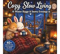 Cozy Slow Living: Winter Hygge & Snowy Evenings: 40+ Bold and Easy Coloring Pages for Adults and Teens Featuring Cute Animal Couples, Cottage ... Warm Cocoa and Seasonal Fireside Charm