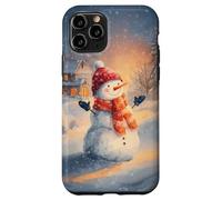 Cozy Snowman Winter Wonderland Festive Vacanze di Natale Custodia per iPhone 11 Pro