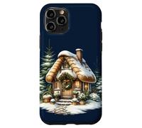 Cozy Snowy Cottage con Ghirlanda di Natale Custodia per iPhone 11 Pro