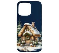 Cozy Snowy Cottage con Ghirlanda di Natale Custodia per iPhone 15 Pro Max