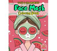 Cozy Spa Moments: A Cute Face Mask Coloring Adventure